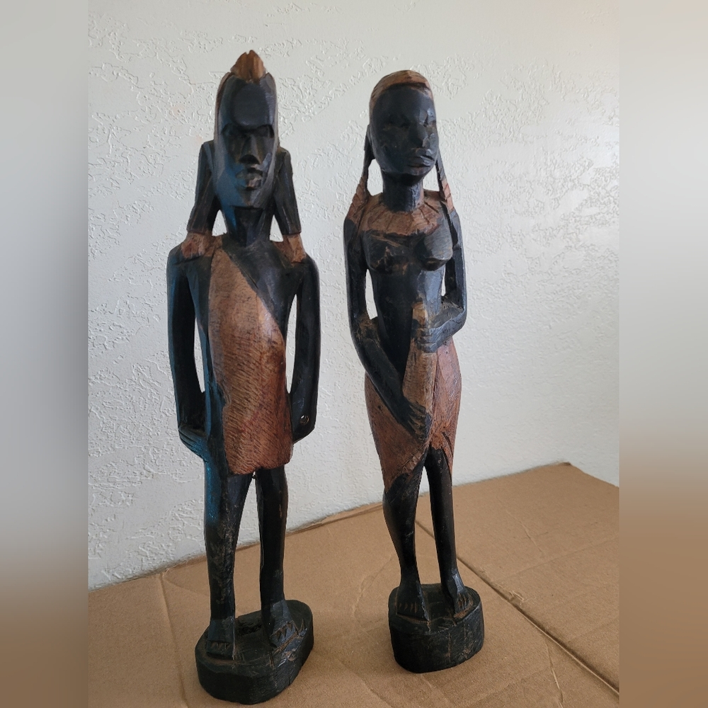 Wood carving tribal